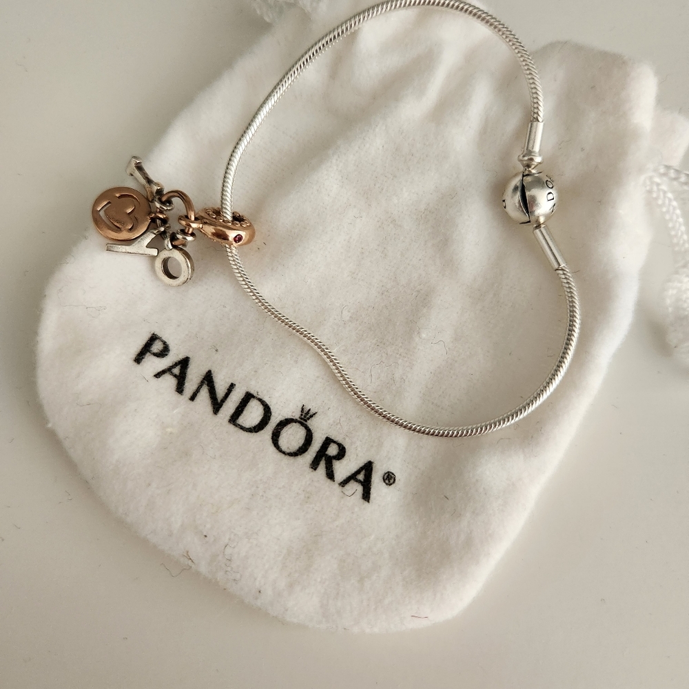 Pandora bracelet and charm
